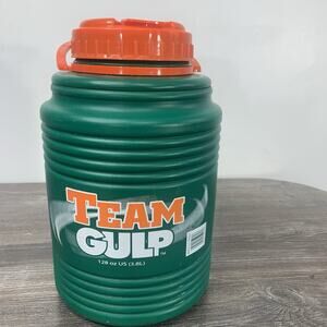 7-Eleven 7-11 Team Big‎ Gulp 128oz Extra Large Thermoserv Big Green Orange Coach